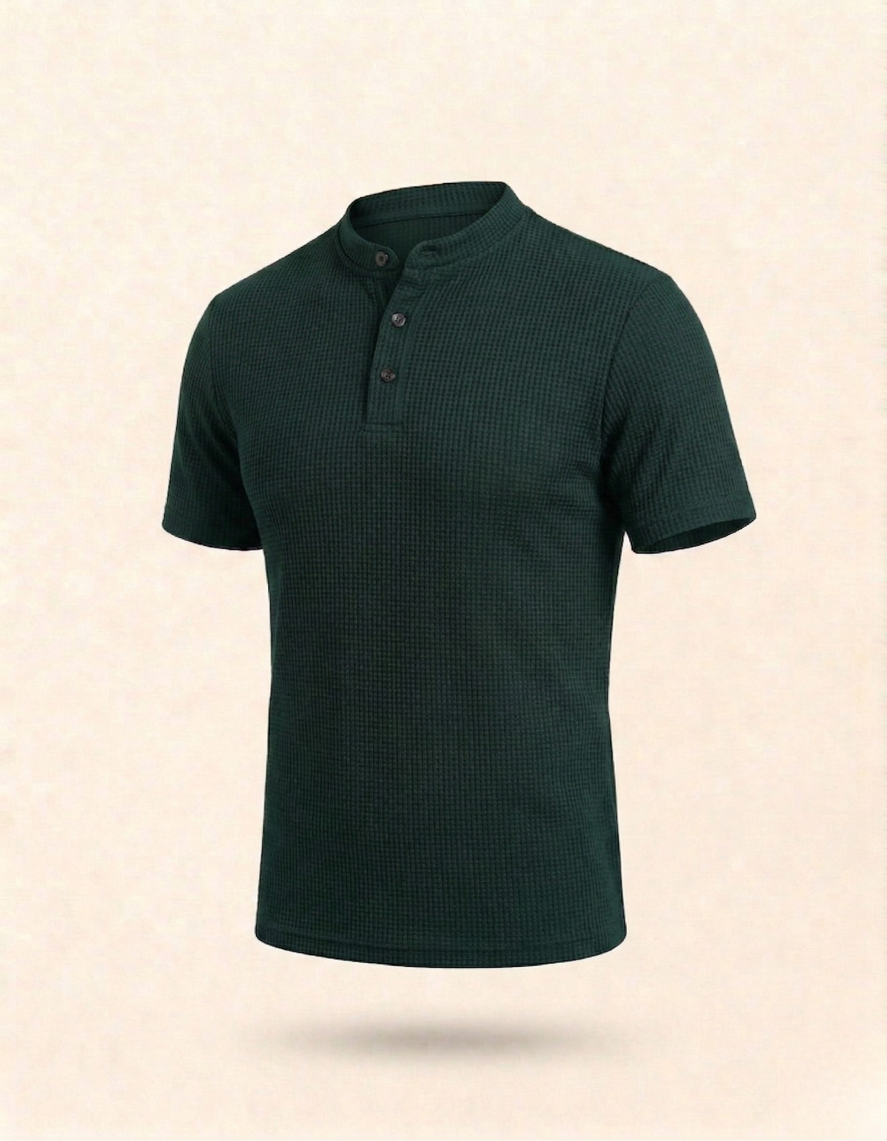 Playera Tipo Polo Cuello Mao