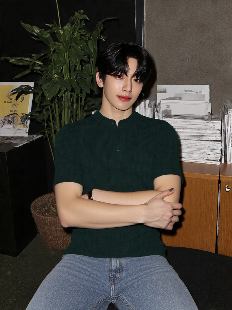 Playera Tipo Polo Cuello Mao