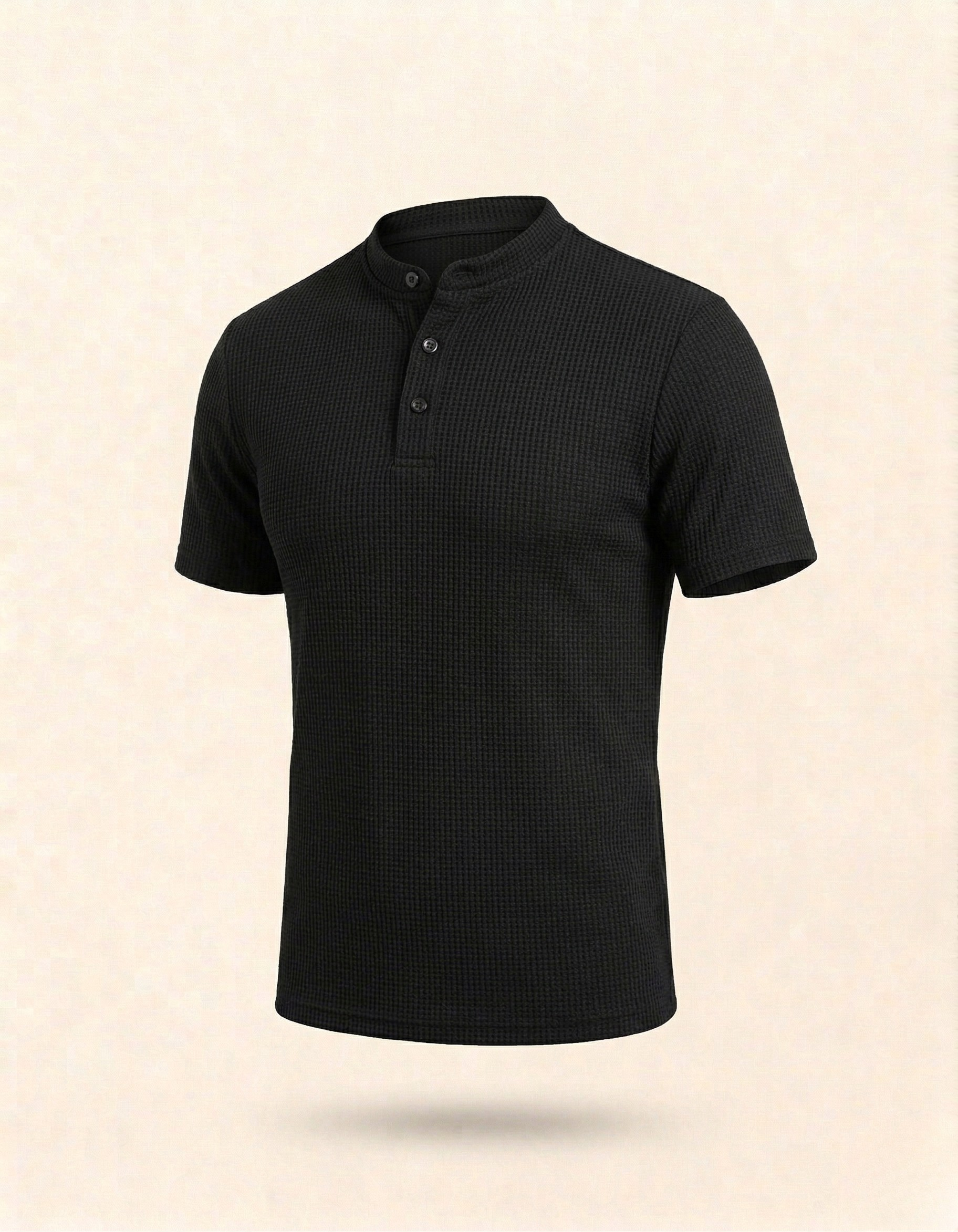 Playera Tipo Polo Cuello Mao