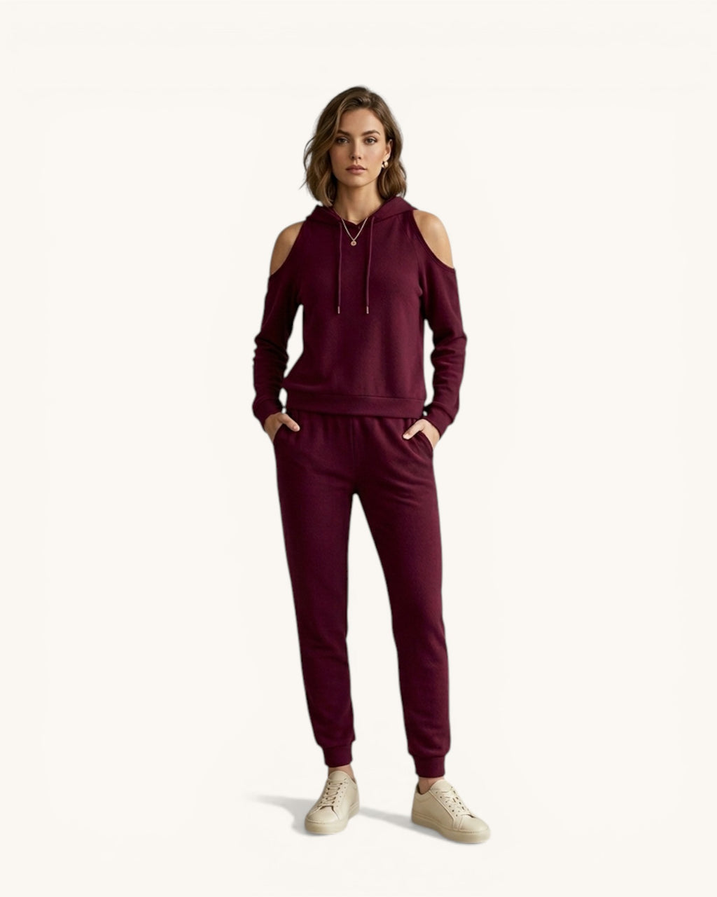 Conjunto Deportivo Con Hombro Descubierto