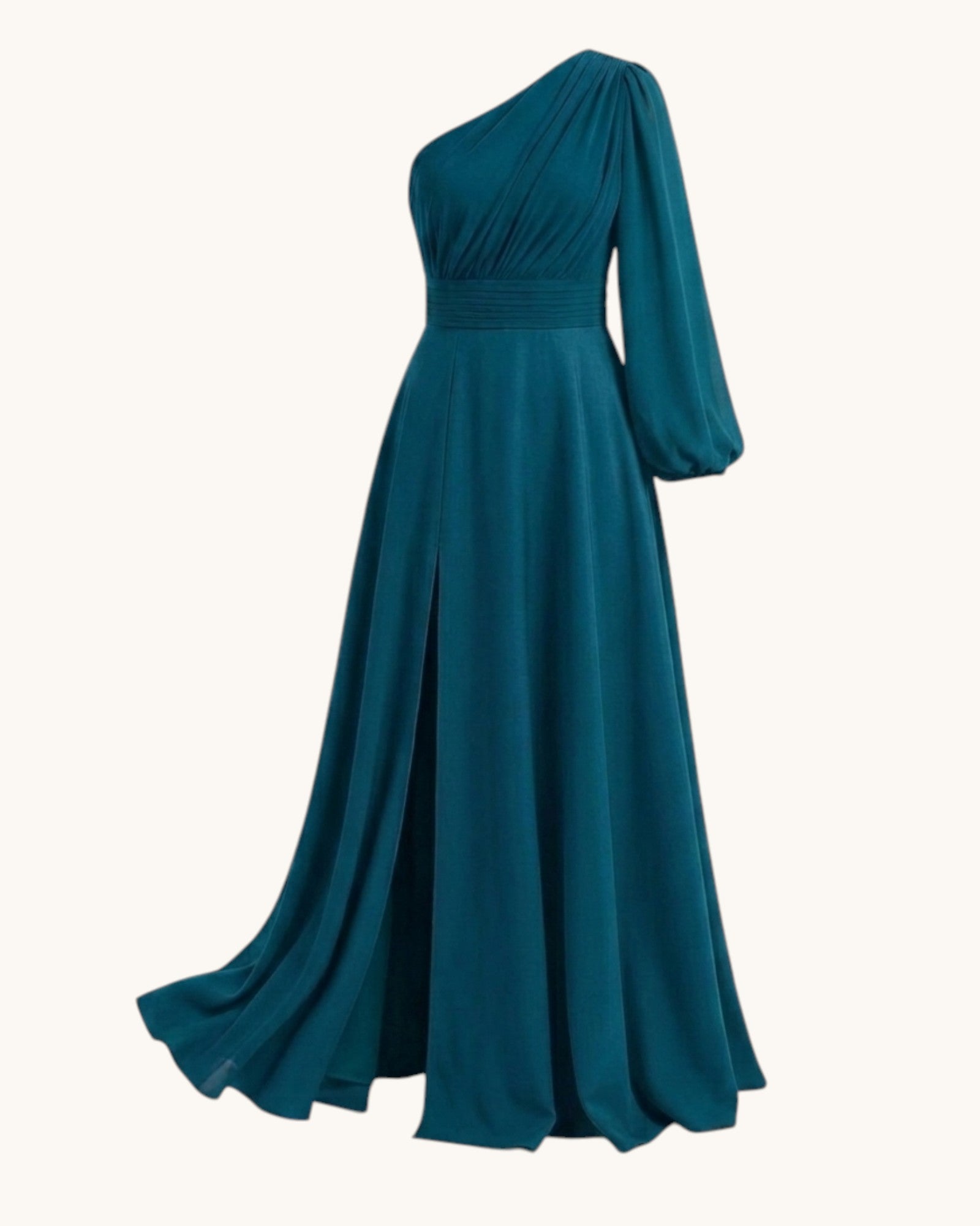 Vestido Hombro Descubierto Elegante