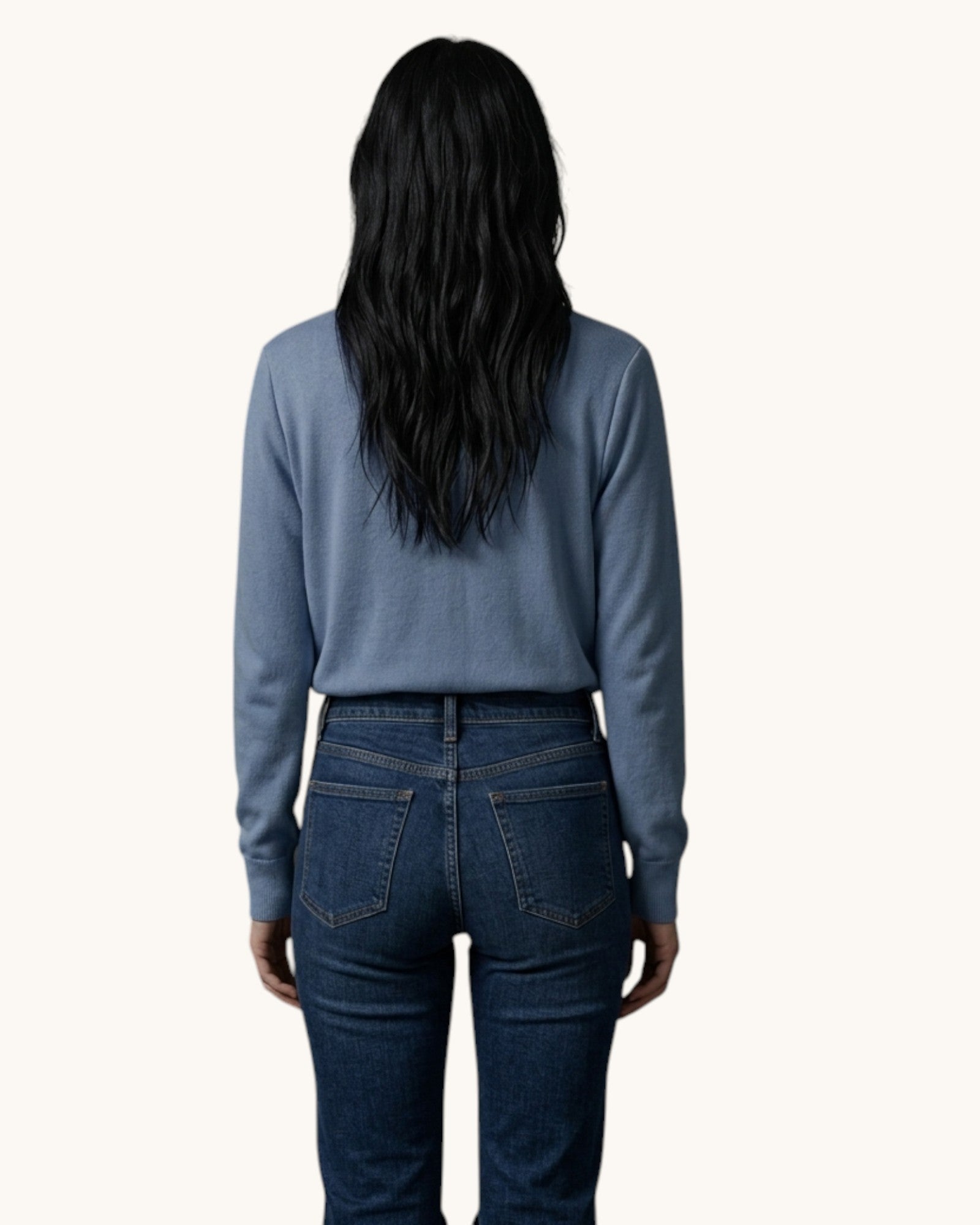 Cárdigan Largo para Mujer con Bolsillos Frontales y Frente Abierto