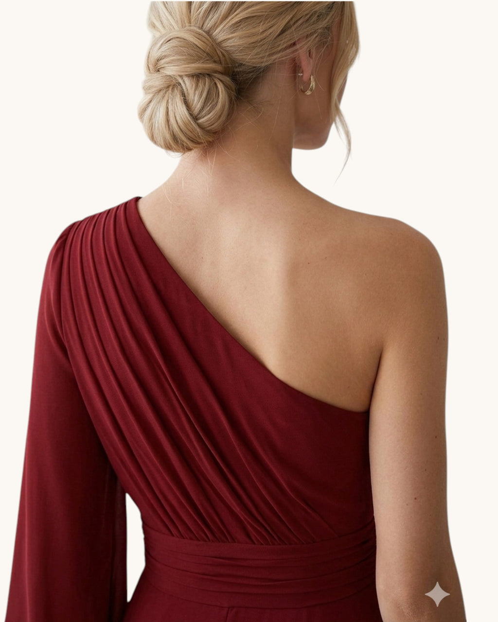 Vestido Hombro Descubierto Elegante