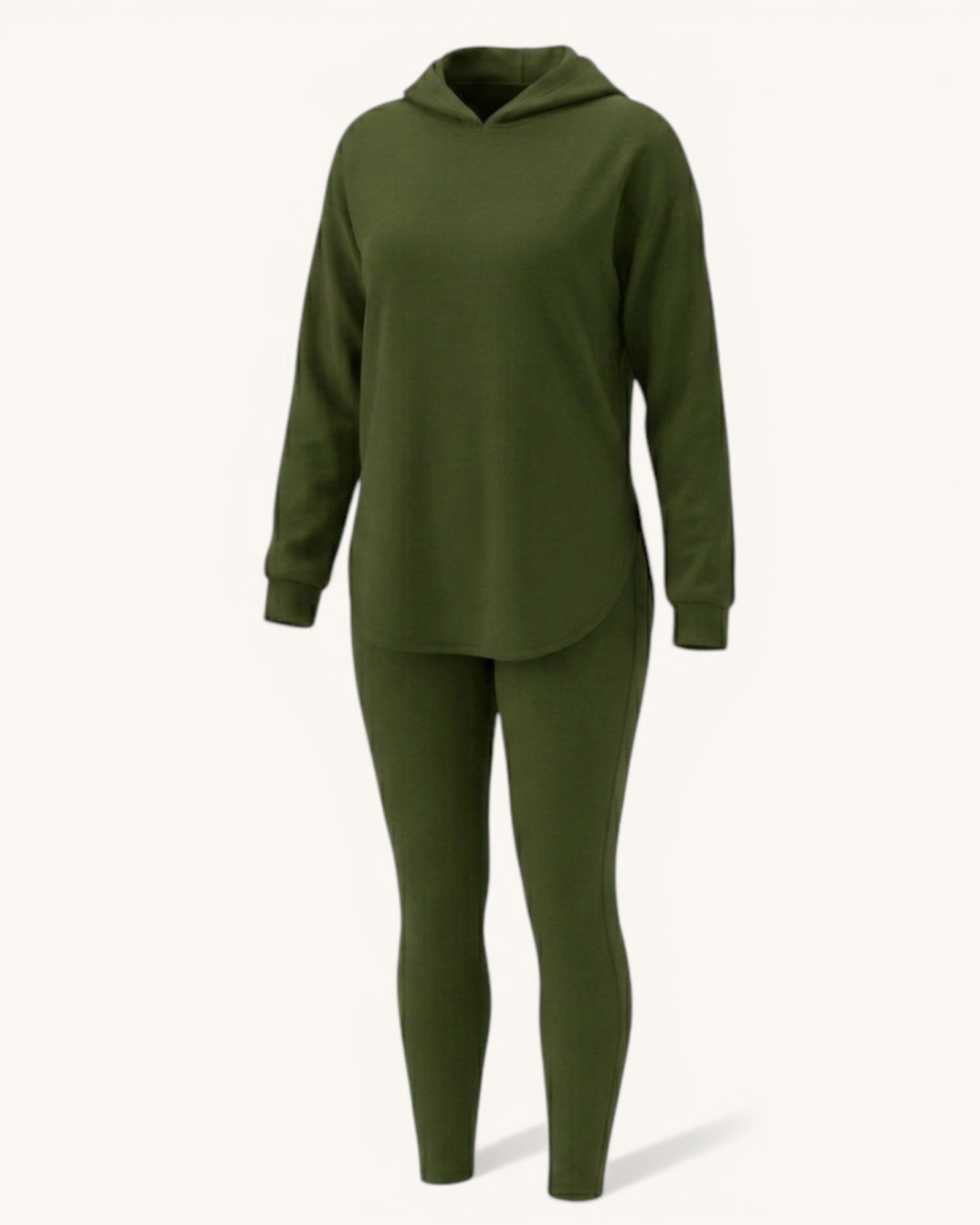 Conjunto Comodo Y Deportivo Con Capucha