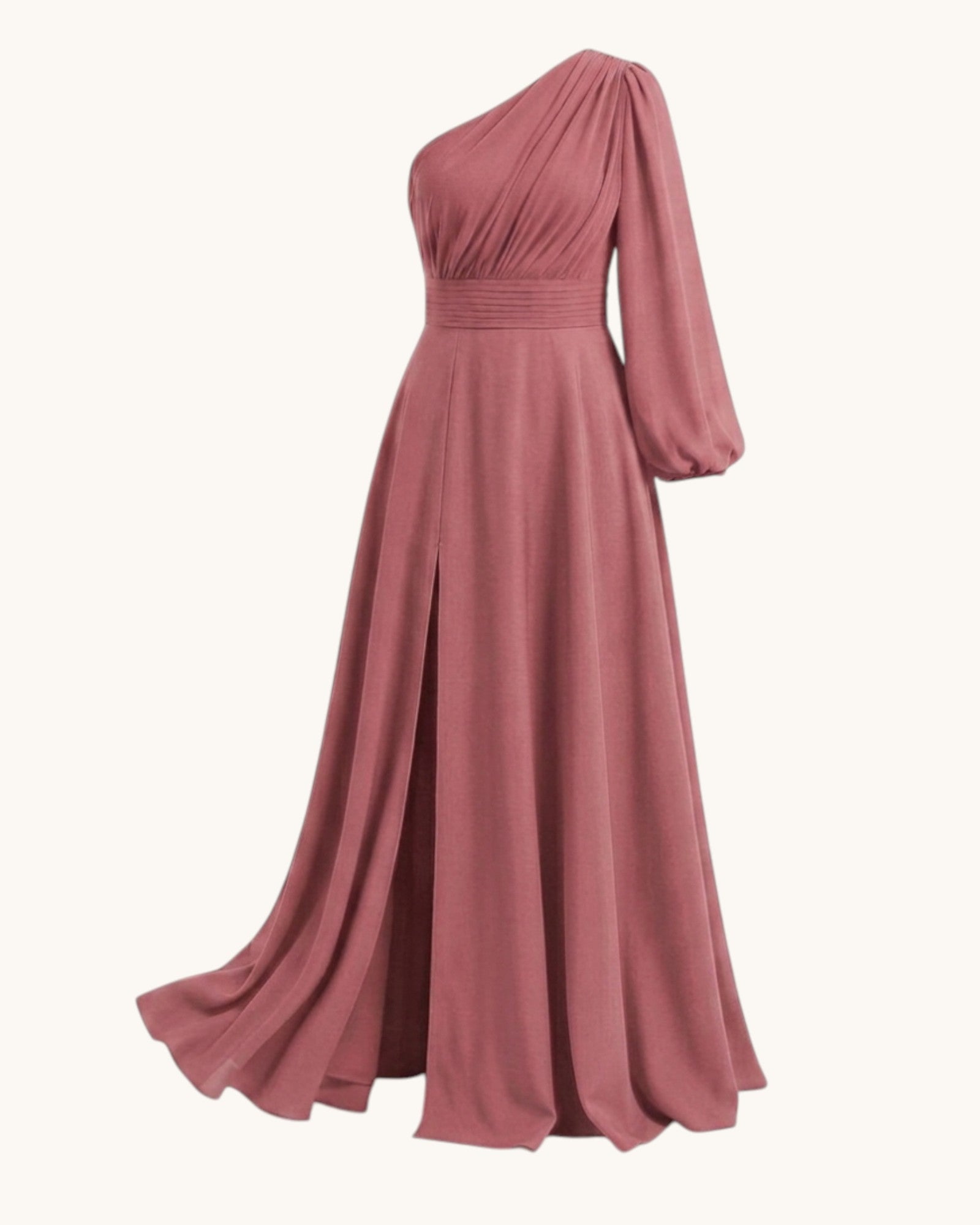 Vestido Hombro Descubierto Elegante