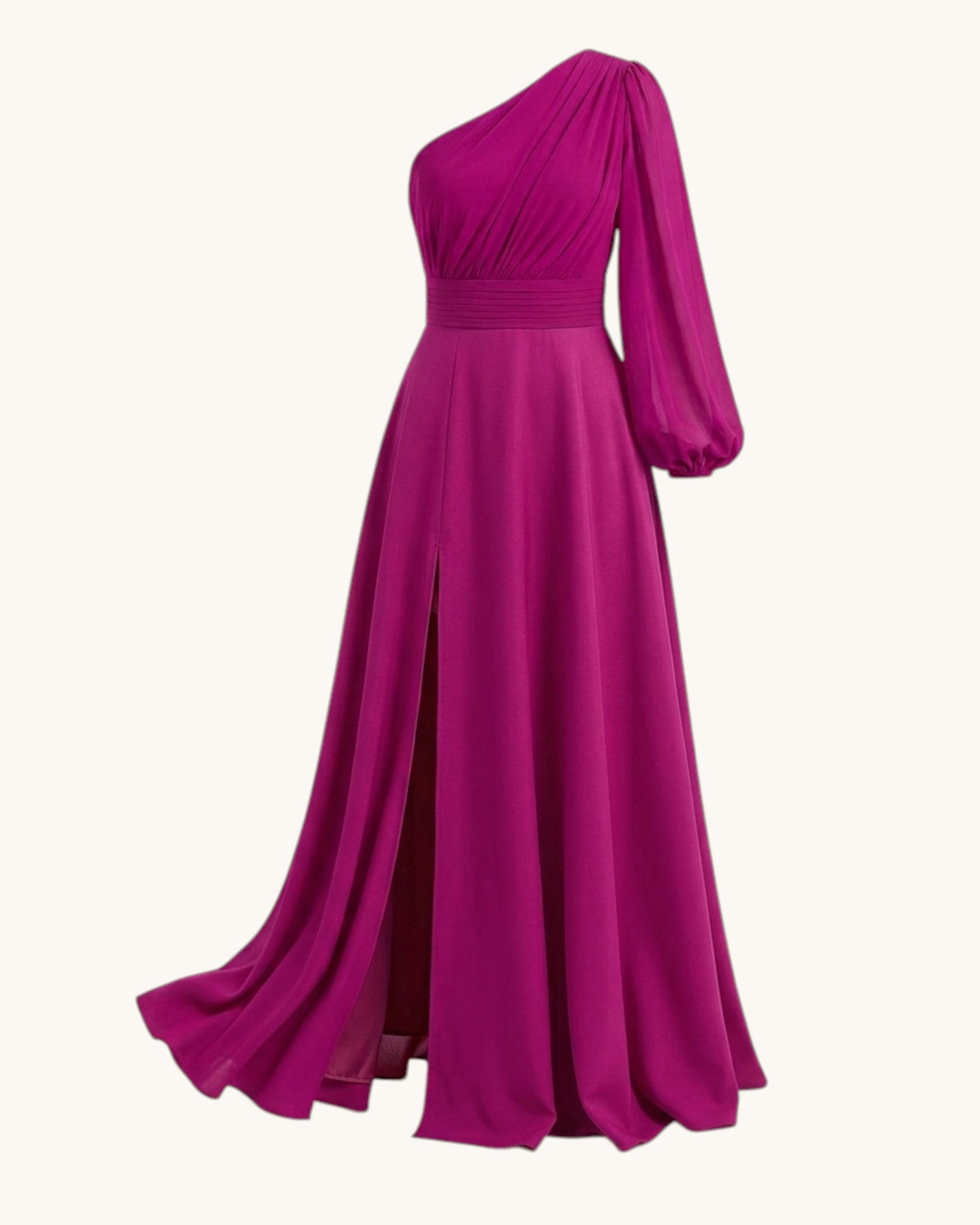 Vestido Hombro Descubierto Elegante