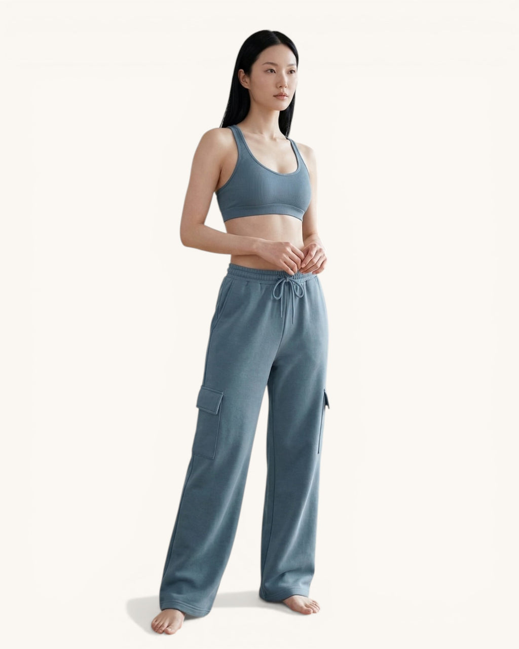 Pants Cargo Pierna Ancha Unisex