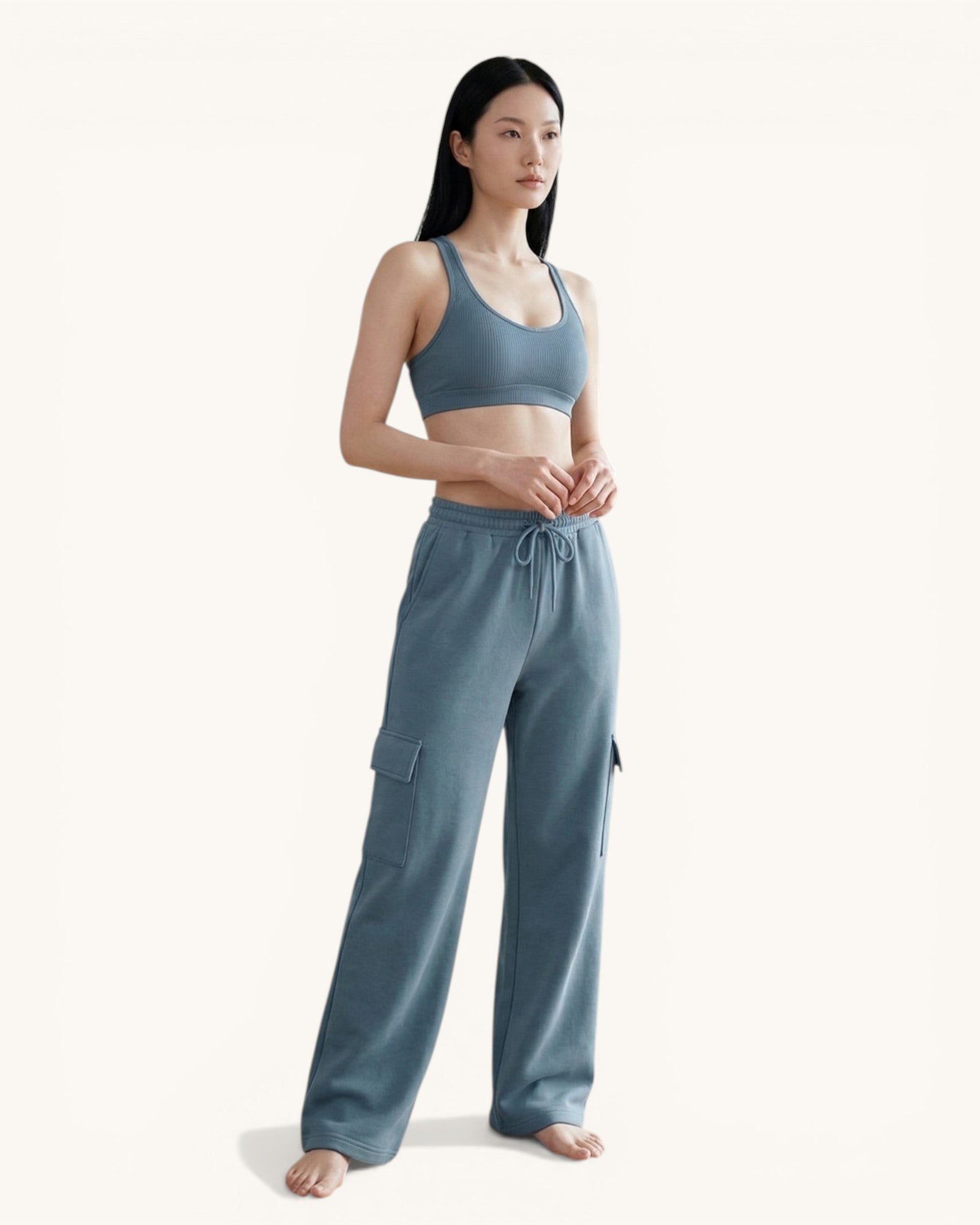 Pants Cargo Pierna Ancha Unisex