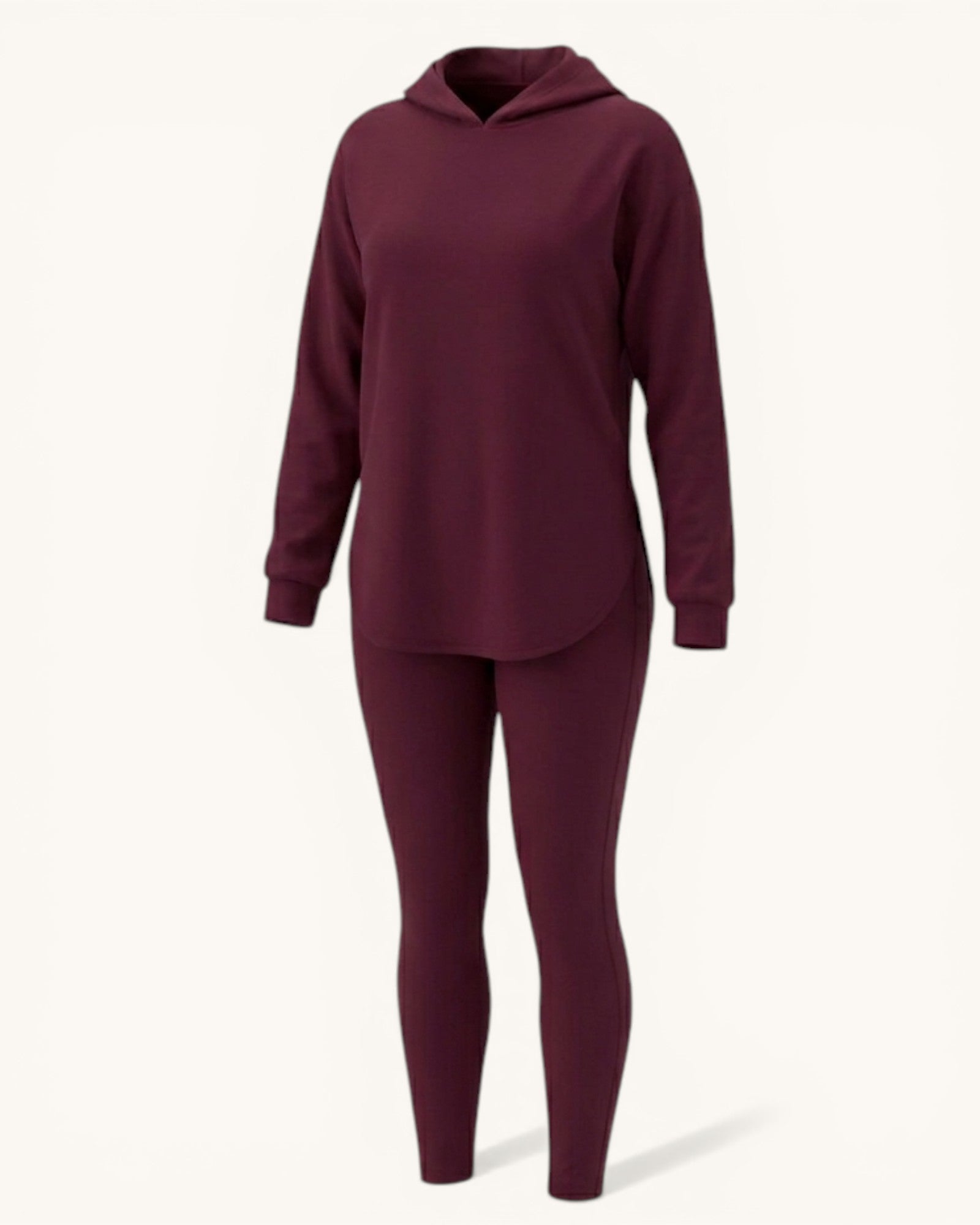 Conjunto Comodo Y Deportivo Con Capucha