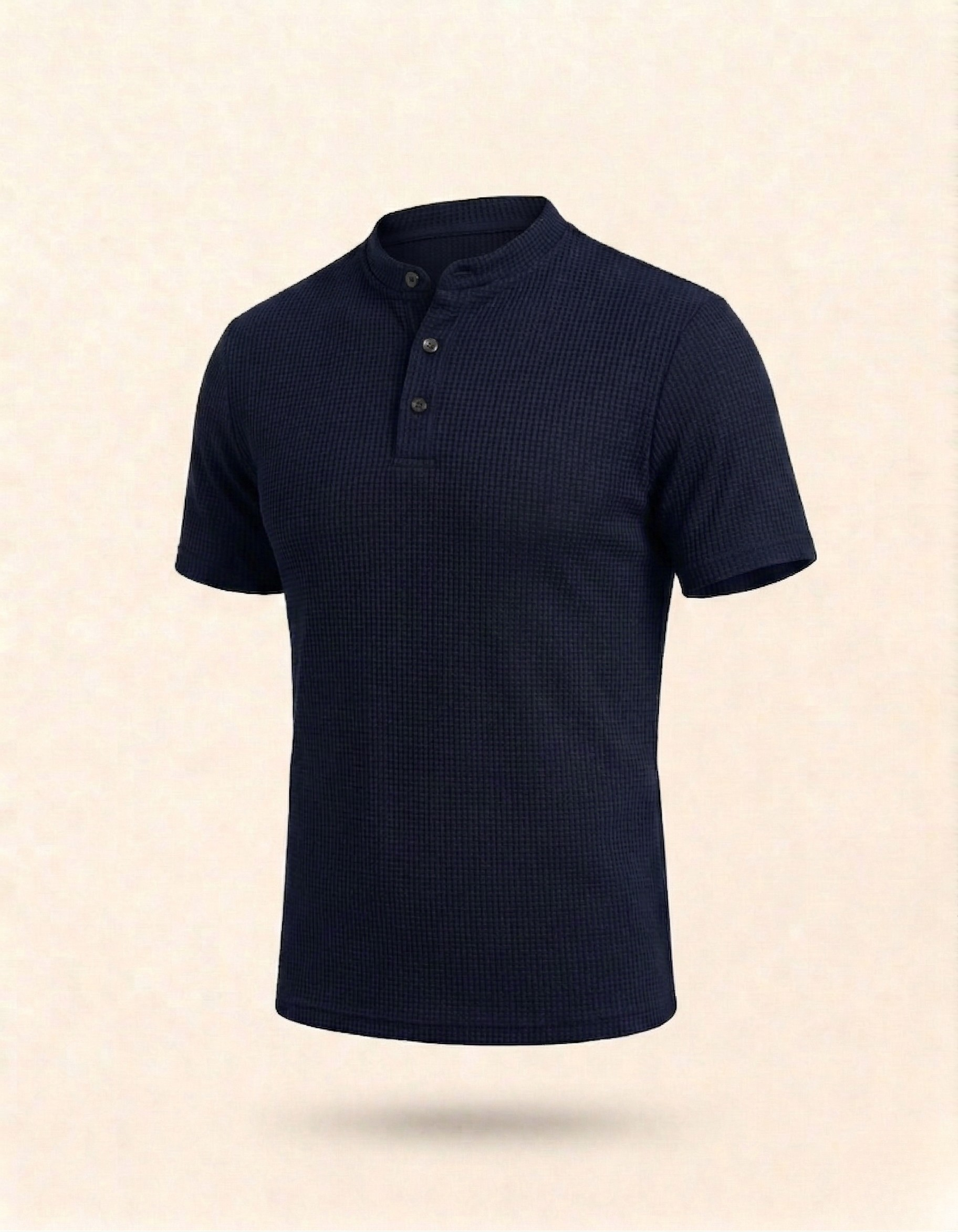 Playera Tipo Polo Cuello Mao